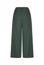 Mudo Kadın Yeşil Kemerli Culotte Pantolon 381990 - 2