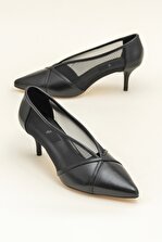 Elle Shoes MIKENNA Siyah Kadın Topuklu Ayakkabı - 1