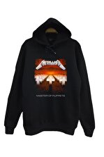 fame-stoned Metallica Baskılı Kapüşonlu Sweatshirt - 1