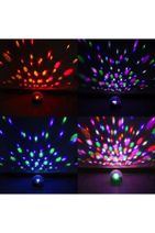 BAY MİA Küre Disko Topu Müzik Çalar Renkli Lazer Işıklı Bluetooth Sese Duyarlı Işıklar Disko Parti Işığı - 8