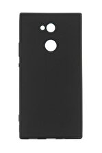 Microcase Sony Xperia L2 Premium Matte Silikon Kılıf - Siyah - 1