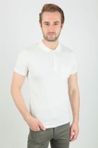 Centone Ekru Regular Fit Polo Yaka T-shirt - 2