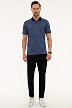 Pierre Cardin Lacivert Regular Fit Polo Yaka T-Shirt - 4