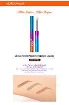 Missha Kalıcı Likit Kaş Şekillendirici Ultra Powerproof Eyebrow Liquid [Gray Brown] - 2