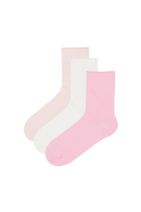 Penti Pembe Kız Çocuk Basic 3lü Soket Çorap - 1