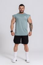 Gymwolves Spor Erkek T-shirt | Tactical Kol Kesim | Yeşil | Workout T-shirt | - 3