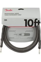 FENDER Professional Instrument Cables 10 Gray Tweed Kablo 3 Metre - 1