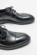 Elle Shoes Siyah Deri Erkek Klasik Ayakkabı - 3