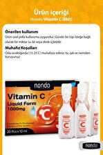 Nondo Likit C Vitamini 1000 Mg (20 Likit Tüp X 10 Ml) - 4