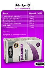 Nondo Advanced Beta Glucan 60 Kapsül (BETA GLUKAN,ÇÖREKOTU,ZENCEFİL,REİSHİ MANTARI,AFRİKA SARDUNYASI) - 3
