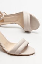 Elle Shoes Bej Kadın Topuklu Sandalet - 3