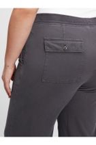 GAP Kadın Kahverengi Fitilli Wide Leg Pull On Pantolon - 6