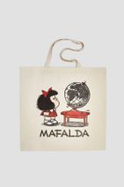 Pull & Bear Mafalda Görselli Tote Çanta - 2