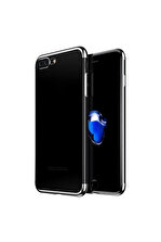 Microsonic Apple iPhone 8 Plus Kılıf Skyfall Transparent Clear Gümüş - 1