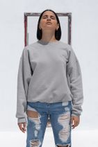 Angemiel Kadın Gri Wear Sweatshirt - 3