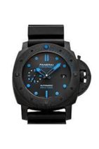 AntiPanel Panerai Submersible 24mm Siyah Yazılı Silikon Kordon - 3