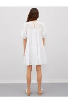 Koton Kadın Elbise Beyaz 1yal88055ıw - 4