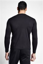 Lescon Erkek Siyah Uzun Kollu T-shirt 21s-1203-21n - 4