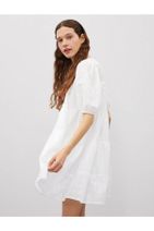 Koton Kadın Elbise Beyaz 1yal88055ıw - 1