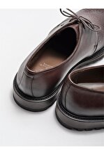 Elle Shoes Kahve Deri Erkek Klasik Ayakkabı - 4