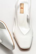 Elle Shoes Beyaz Kadın Topuklu Ayakkabı - 3