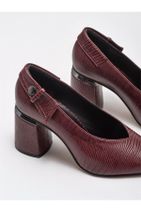 Elle Shoes Bordo Kadın Stiletto - 4