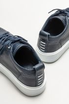 Elle Shoes Lacivert Deri Erkek Spor Ayakkabı - 4