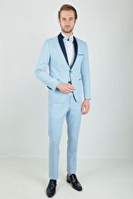 Centone Açık Mavi Smokin Takım Elbise - 2