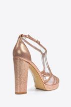 Vizon Ayakkabı Kadın  Bakır Klasik Topuklu Ayakkabı VZN20-040Y - 5