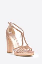 Vizon Ayakkabı Kadın  Bakır Klasik Topuklu Ayakkabı VZN20-040Y - 2