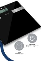 GOLDMASTER Fitmax Geniş Ekranlı Yağ Ölçer Fonksiyonlu Vücut Analizli Tartı Baskül - 5