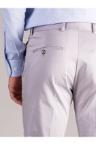 Dufy Gri Erkek Regular Fit Düz Pamuklu Pantolon - 29946 - 4