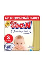Goo.n Goon Premium Soft Jumbo Paket 4'lü Set 3 Beden 160 Adet - 1
