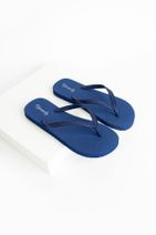 Bermody Kadın Rahat Parmak Arası Lacivert Plaj Terliği Flipflops - 1