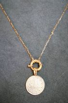 Coşar Silver Jewellery Para Uçlu Madalyon Kolye - 3