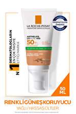 La Roche Posay Anthelios Oil Control Gel Cream Spf50+ Yağlı ve Karma Ciltler İçin Renkli Yüz Güneş Kremi 50ml - 1