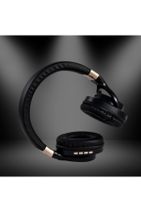 ROSSTECH BT760 Kablosuz Gürültü Azaltıcı Bluetooth 5.0 Kulak Üstü Kulaklık Kulaklık - Siyah - 5