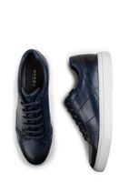 Deery Erkek  Hakiki Deri Mavi Sneaker Ayakkabı - 4