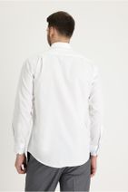 Kiğılı Uzun Kol Non Iron Klasik Pamuklu Gömlek - 4