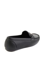 Bambi Siyah Kadın Loafer Ayakkabı K01542022209 - 5