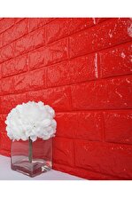 Renkli Duvarlar Kendinden Yapışkanlı 70x77cm 10 Adet Taş Duvar Kağıdı Paneli Nw56 - 3