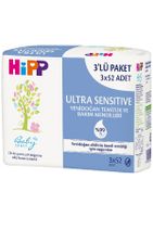 Hipp Ultra Sensitive Yenidoğan Temizlik Ve Bakım Mendili 3lü 156 Yaprak - 1