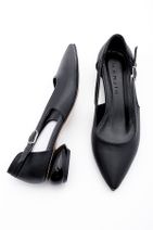 Marjin Kadın Günlük Klasik Topuklu Ayakkabı Evoli siyah - 8