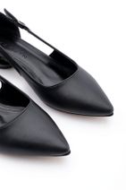 Marjin Kadın Günlük Klasik Topuklu Ayakkabı Evoli siyah - 5