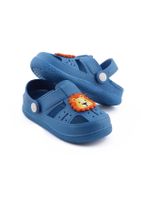 GEZER Günlük Ortopedik Kaydırmaz Tabanlı Hayvan Figürlü Çocuk Sandalet Terlik -mavi - 2