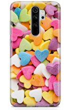 Zipax Huawei Nova 5t Kılıf Şeker Kalpler Desenli Baskılı Silikon Kilif - Mel-109580 - 5