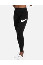 Nike Siyah Kadın Spor Tayt - Kadın Sportswear Leg-a-see Swoosh Tayt - Db3896-010 - 4