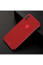 TeknoDuvar Apple Iphone X Kamera Korumalı Mat Renkli Ince Pp Silikon Kılıf - 1