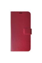 Microsonic Vivo Y20s Kılıf Delux Leather Wallet Kırmızı - 2