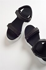 LuviShoes Kadın Siyah Sandalet - 7